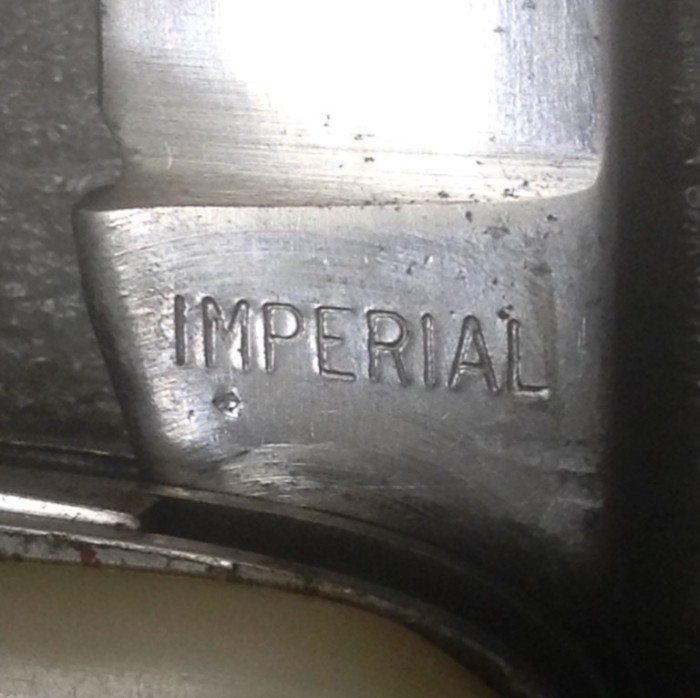The Main Blade Front Tang Stamp.