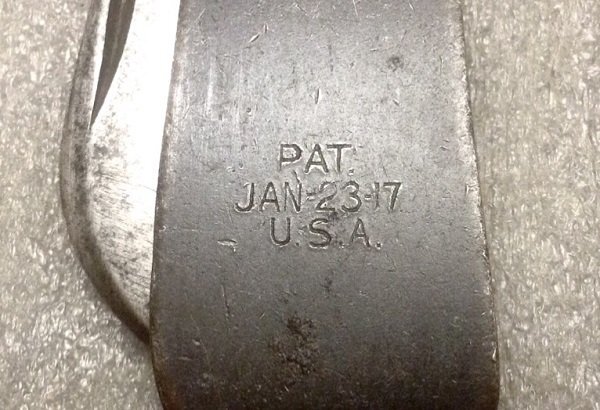 The Patent Date Handle Stamp.