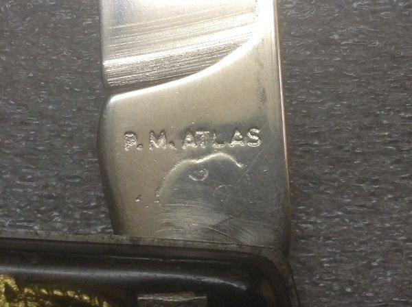 The Main Blade Front Tang Stamp.