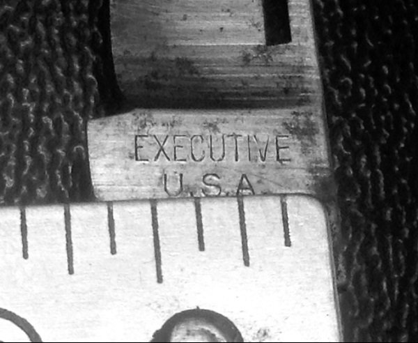The Main Blade Front Tang Stamp.