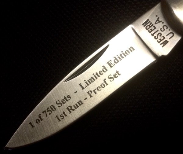 The Main Blade Front Etch.