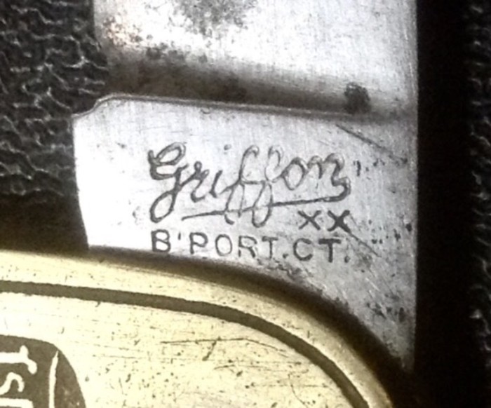 The Main Blade Front Tang Stamp.