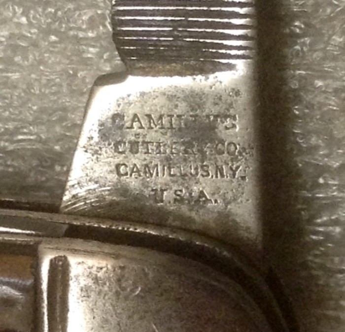 The Third Blade/File Back Tang Stamp.