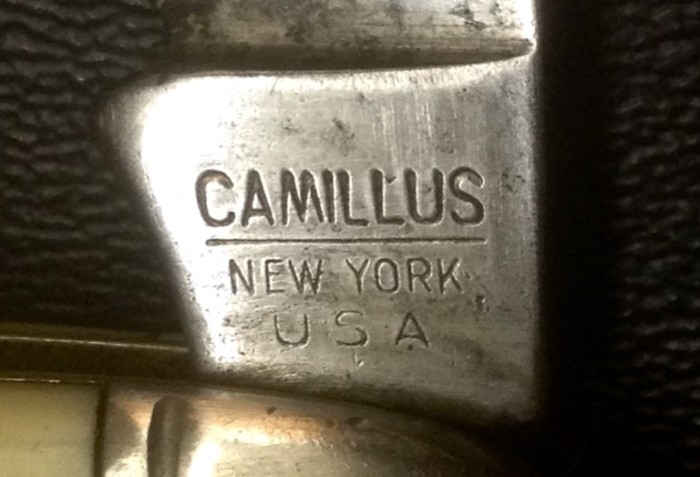 The Main Blade Front Tang Stamp.