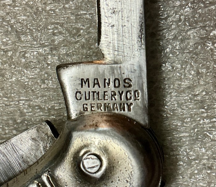 The Secondary Blade Front Tang Stamp.