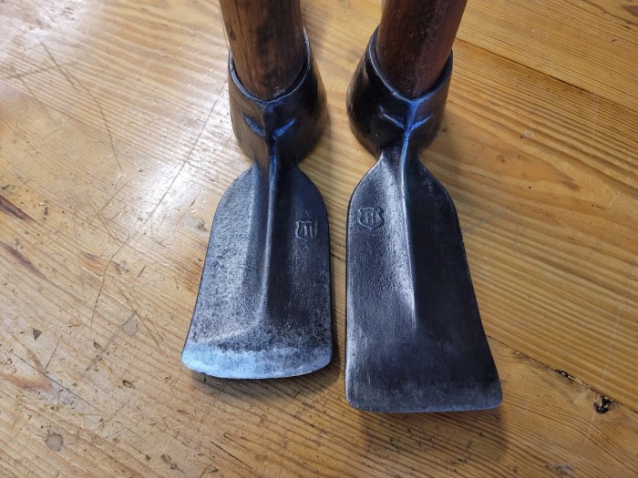 The Bridge tool was used a lot more!  Notice the shorter blade.  Both made by Hubbard - "H" in shield.