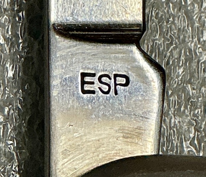 The Main Blade Back Tang Stamp.