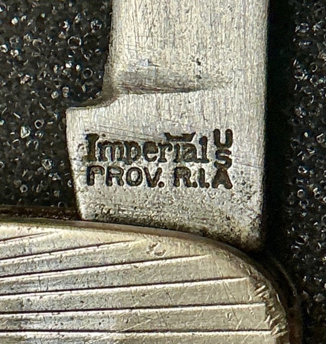 The Main Blade Front Tang Stamp.