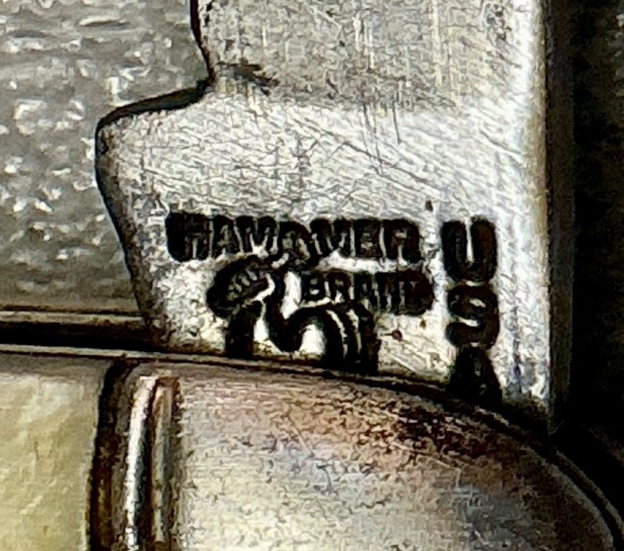 The Main Blade Front Tang Stamp.