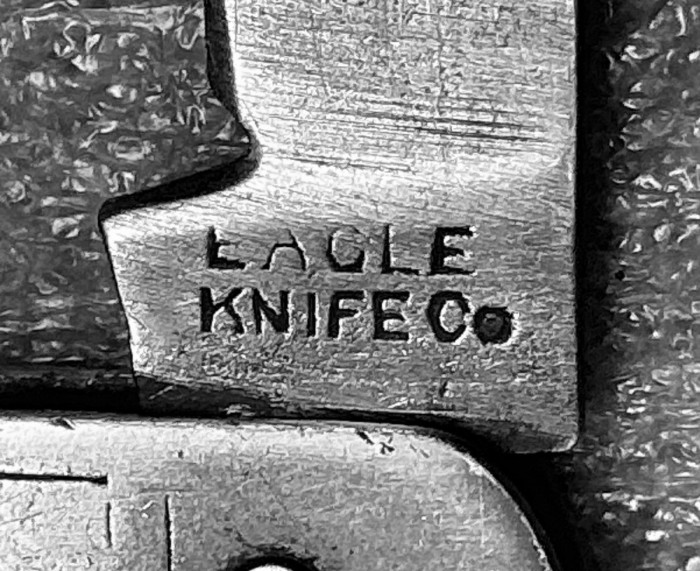 The Main Blade Front Tang Stamp.