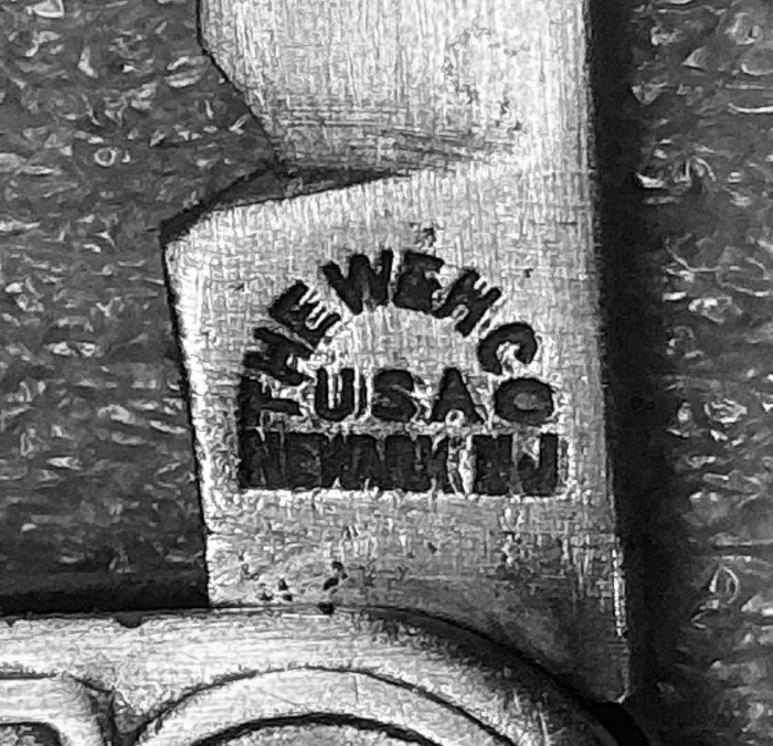 The Main Blade Front Tang Stamp.