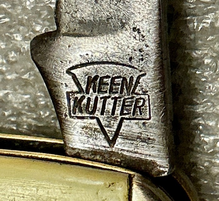 The Main Blade Front Tang Stamp.