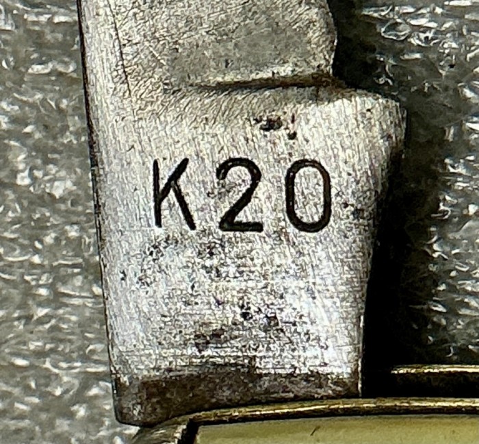 The Main Blade Back Tang Stamp.