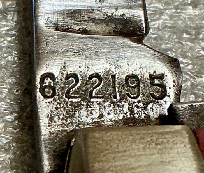 The Main Blade Back Tang Stamp.