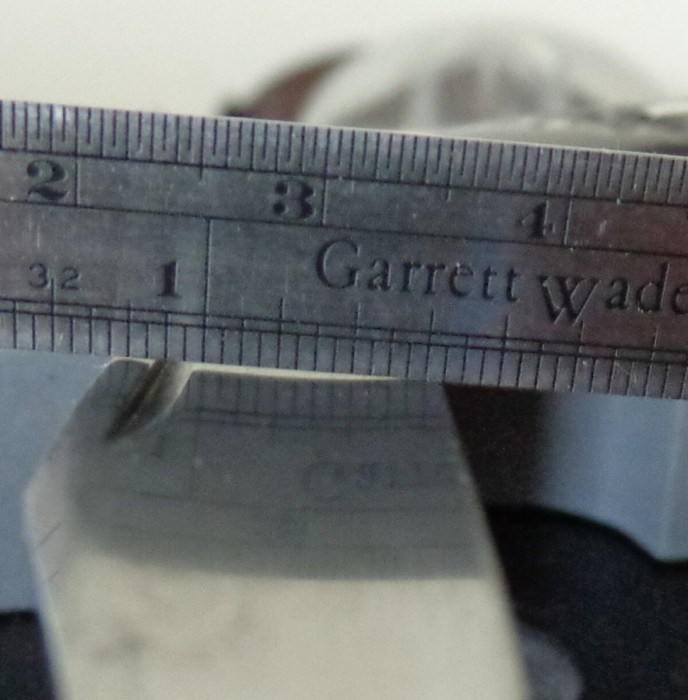 Hollow grind on a Case 6380 Whittler