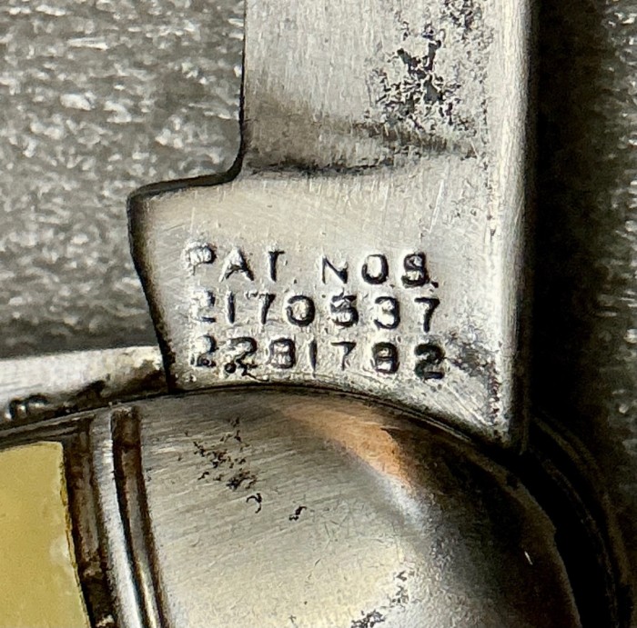 The Secondary Blade Front Tang Stamp.
