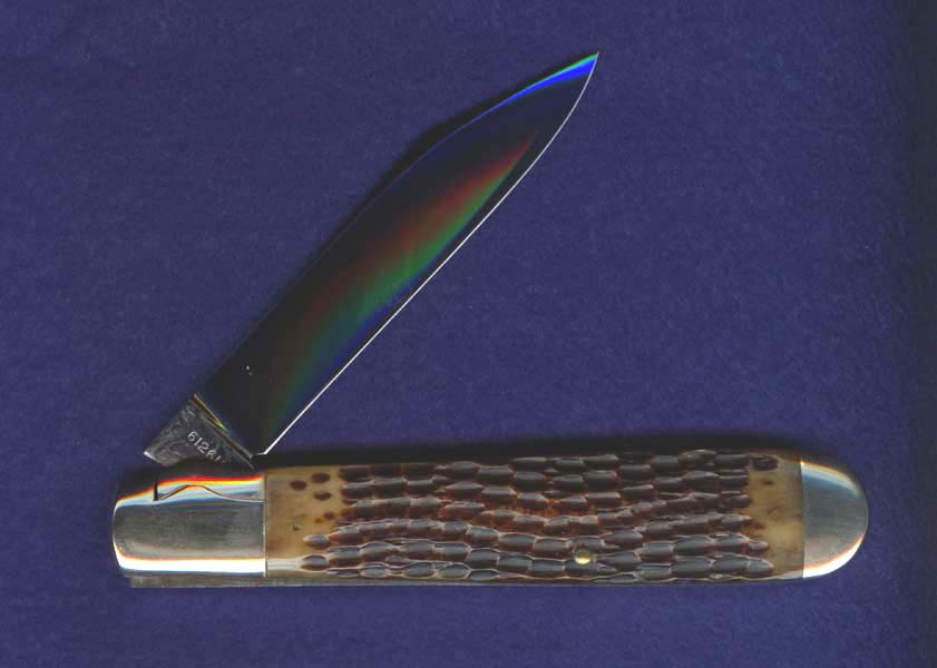 Robeson 612610 5" Bone Handled Bolster Lock Folding Hunter.