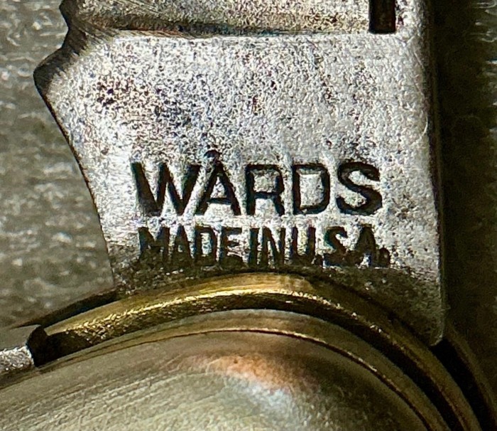 The Main Blade Front Tang Stamp.