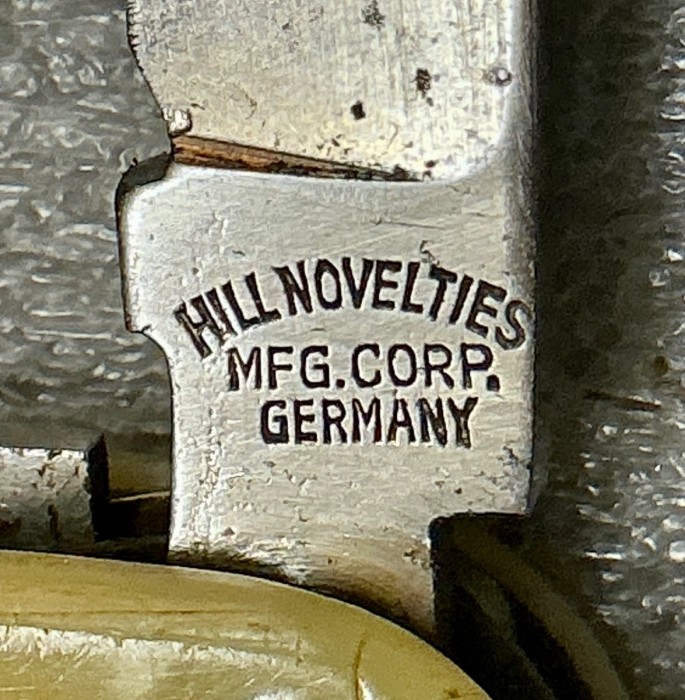 The Main Blade Front Tang Stamp.