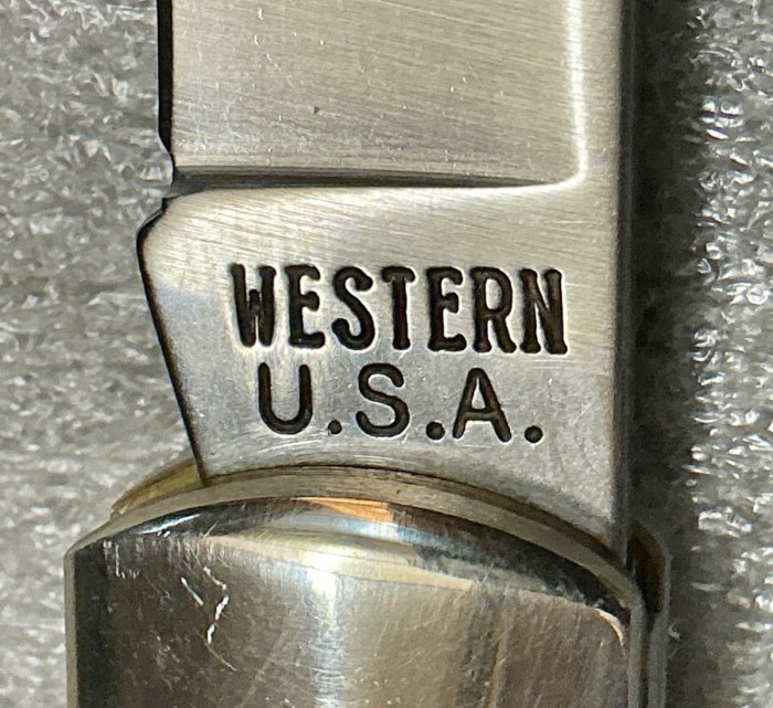 The Main Blade Front Tang Stamp.