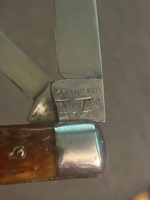 Closeup of the tang stamp
