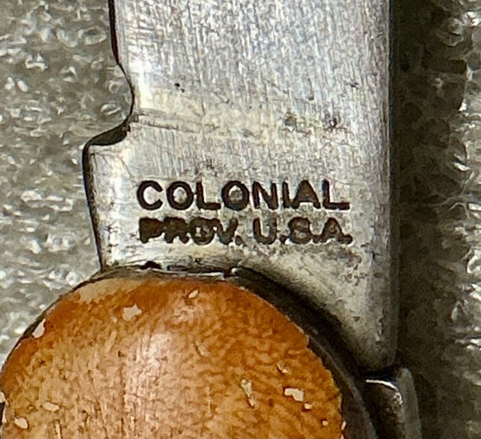 The Main Blade Front Tang Stamp.
