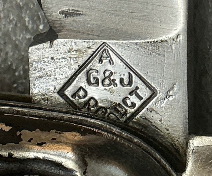 The Main Blade Front Tang Stamp.