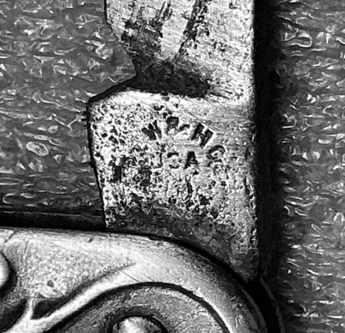 The Main Blade Front Tang Stamp.