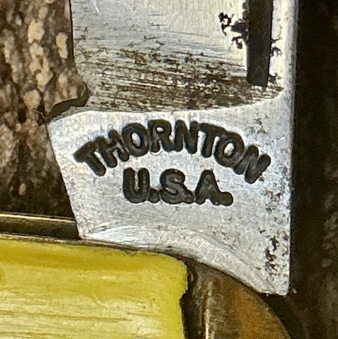 The Main Blade Front Tang Stamp.