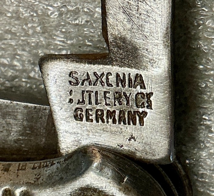 The Secondary Blade Front Tang Stamp.