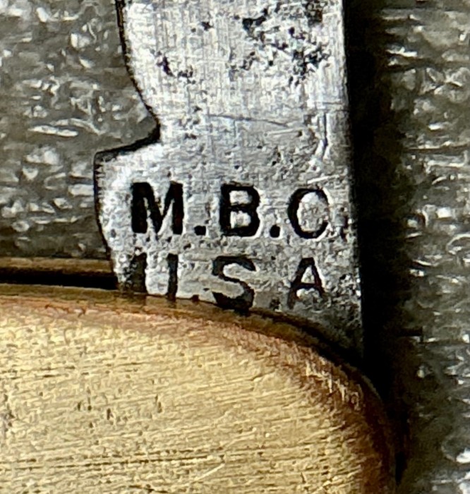 The Main Blade Front Tang Stamp.