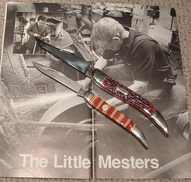 The little mesters.  Large photo is of Rowland Swinden 'Hand Grinder'.  Big toothpick by G. Clayton, smaller one by Camillus