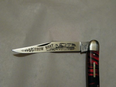 Show Boat blade etch
