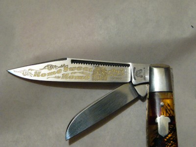 Home Sweet Home blade etch