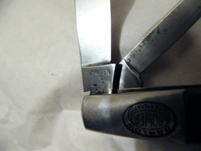 Bower Barlow Solingen 65 tang stamp