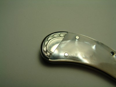 Rear Bolster Close up Running Leaf Pattern