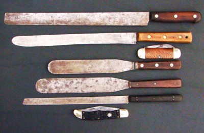 Top one is my watermellon knife!! 14&quot;