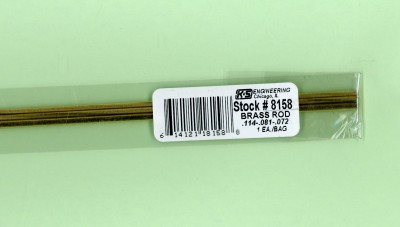 This is the label on the pack of 3 assorted sizes of brass rods (pin-stock). You can use this label to order this pack from your local Ace Hardware store.<br />I think True Value Hardware also gets brass rods from K&amp;S Engineering.