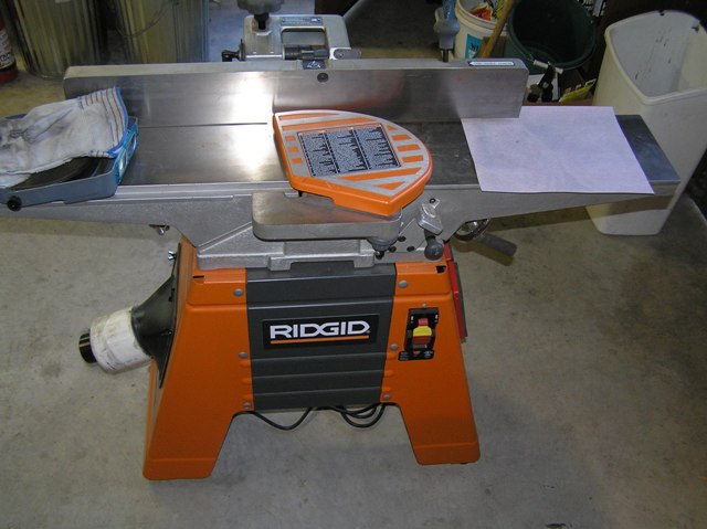 A planer/joiner sometimes I quickly use this instead of getting a granite block to sand on a flat surface